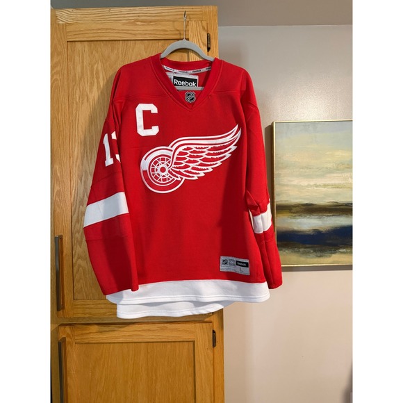 Reebok Other - Reebok Detroit Red Wings NHL Jersey Mens Large Red Drummond 13 Captain C Hockey
